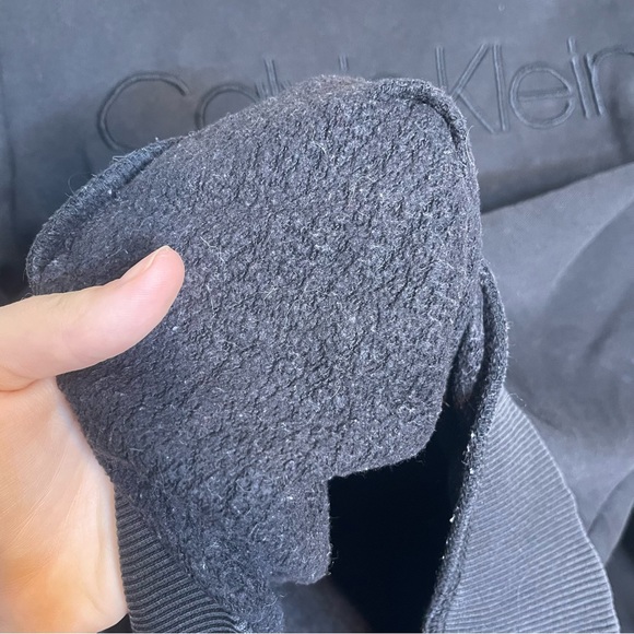 Calvin Klein washed black crew neck sweatshirt logo - Picture 4 of 8